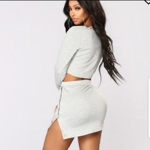 Fashion nova skirt set